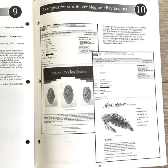 PASSING THE FLAME - VOL 4 -Spotlight on Marketing Lampwork Beads on the Internet - Picture 4 of 5
